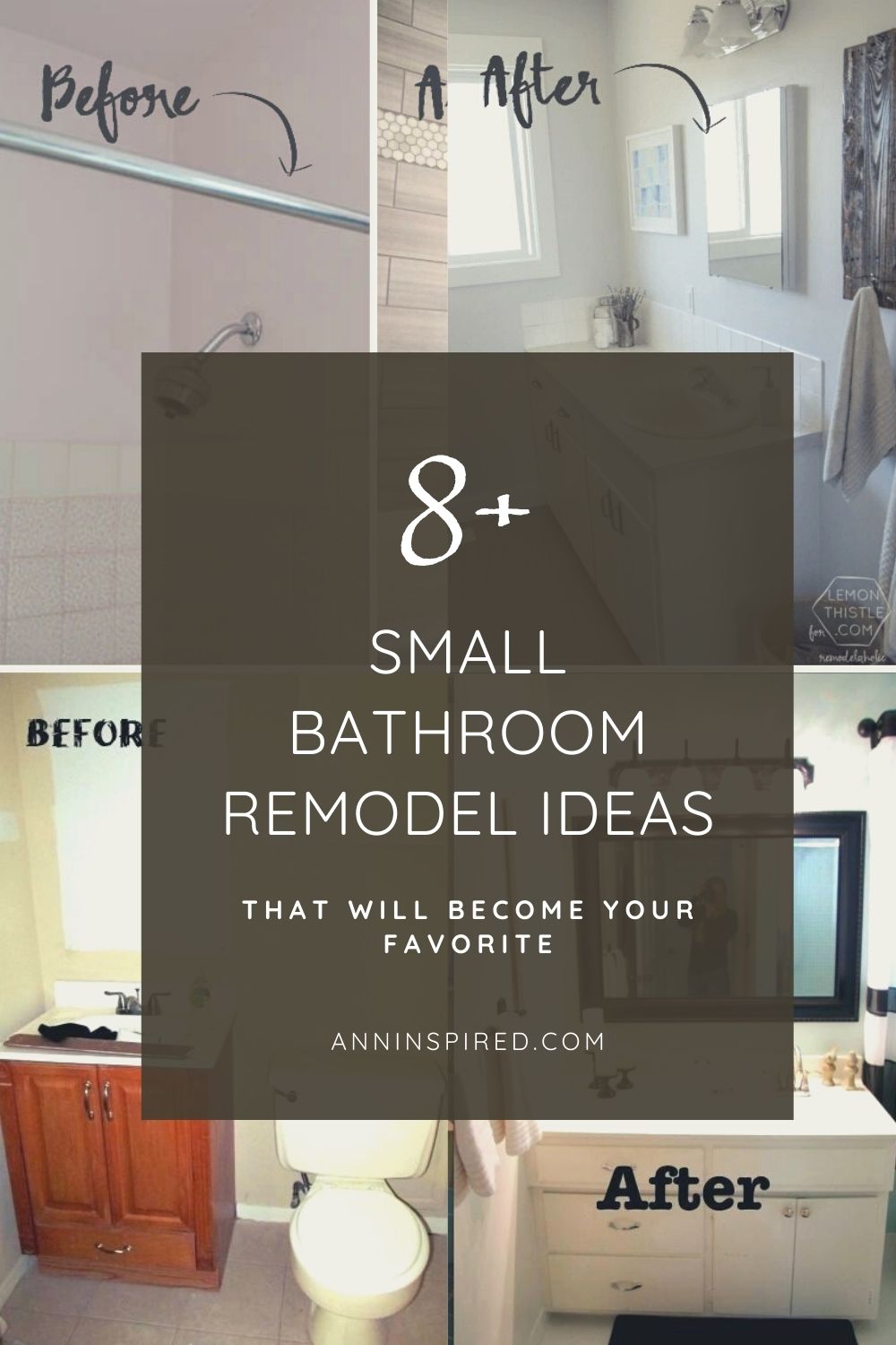 8+ DIY Small Bathroom Remodel Ideas
