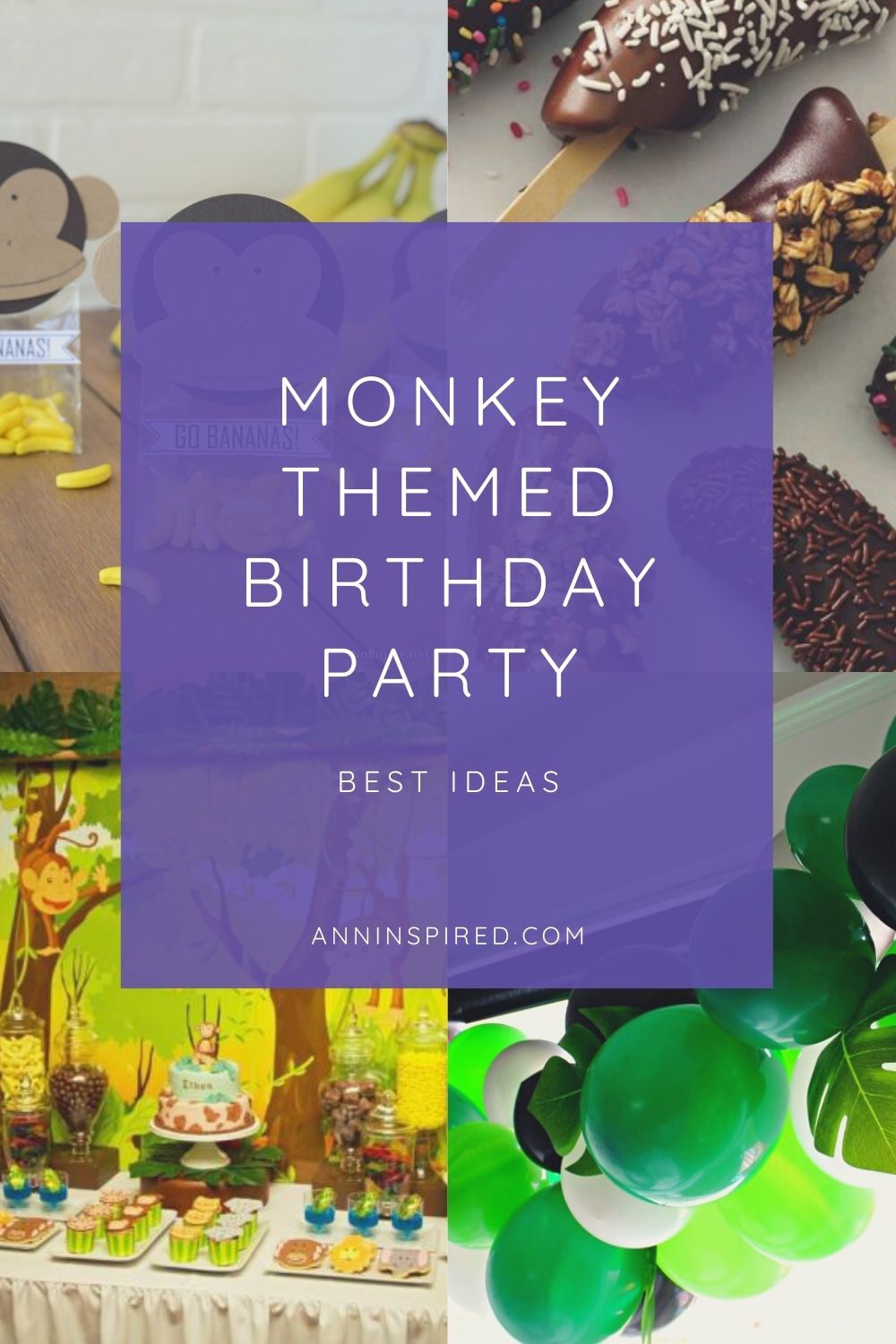 Monkey Themed Birthday Party Ideas