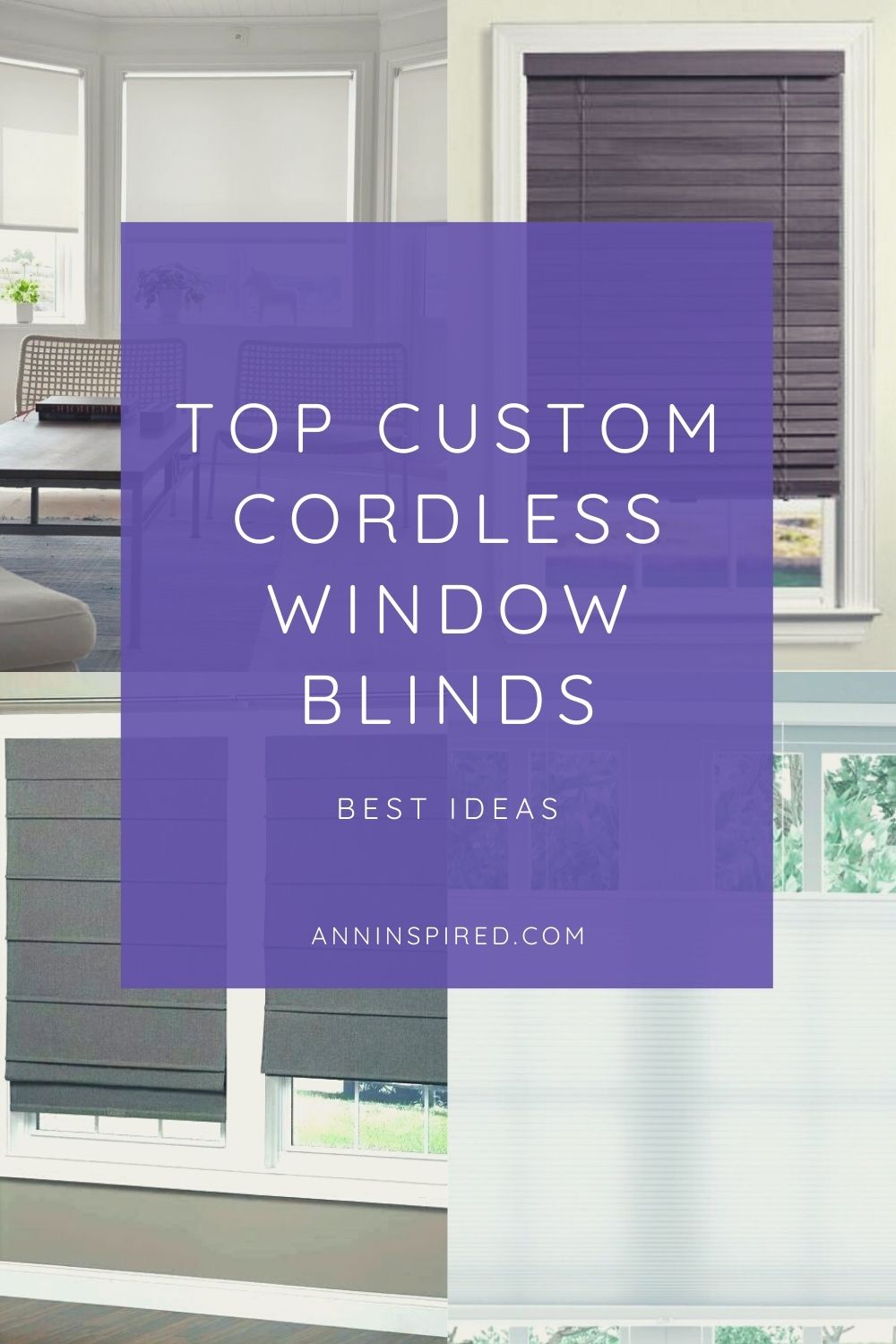 Top Custom Cordless Window Blinds