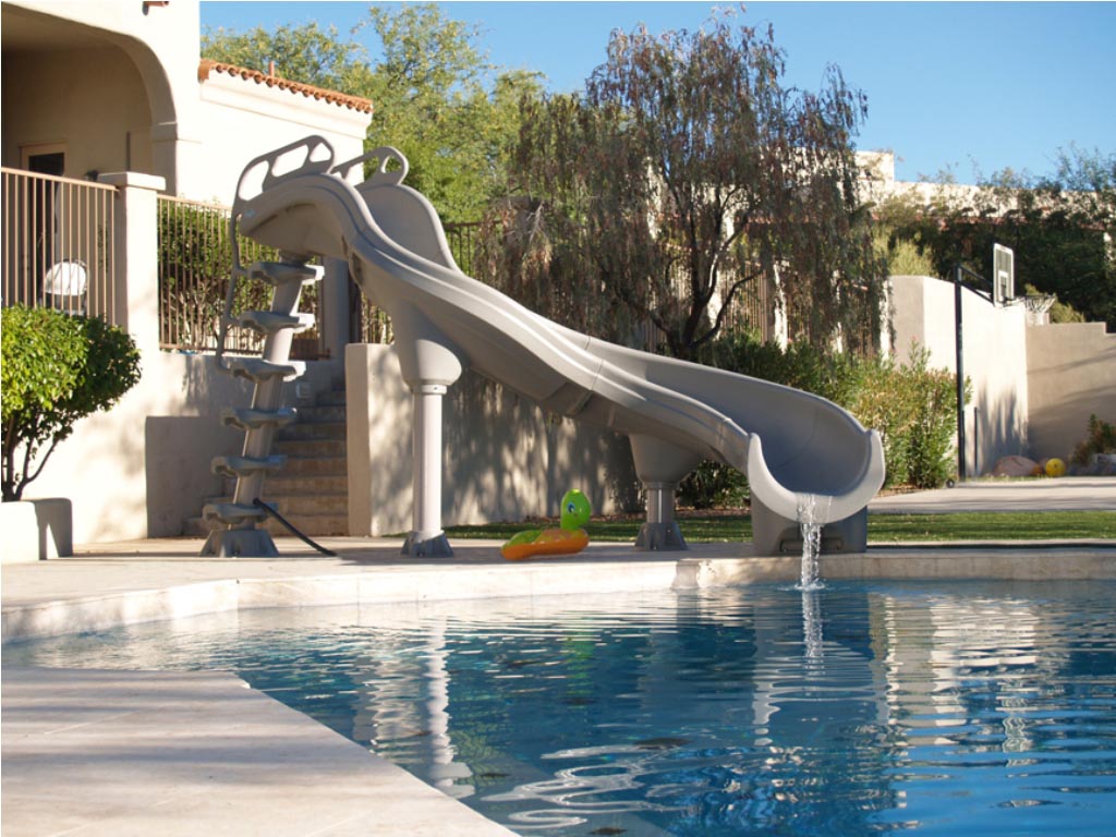 Above Ground Pool with Slide