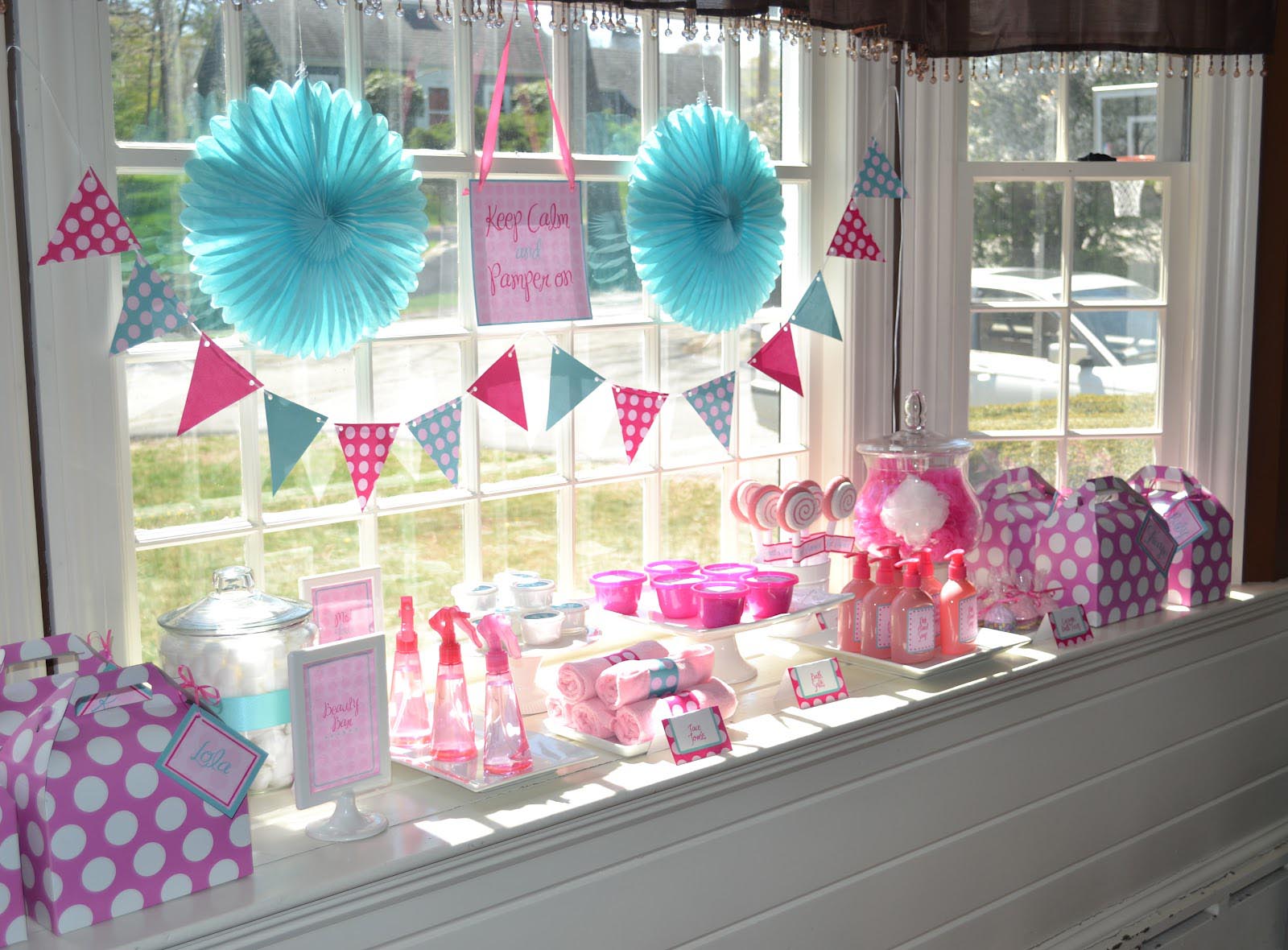 Girl Spa Birthday Party Supplies