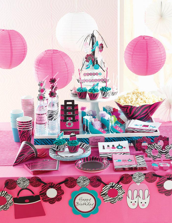 Spa Themed Birthday Party Ideas
