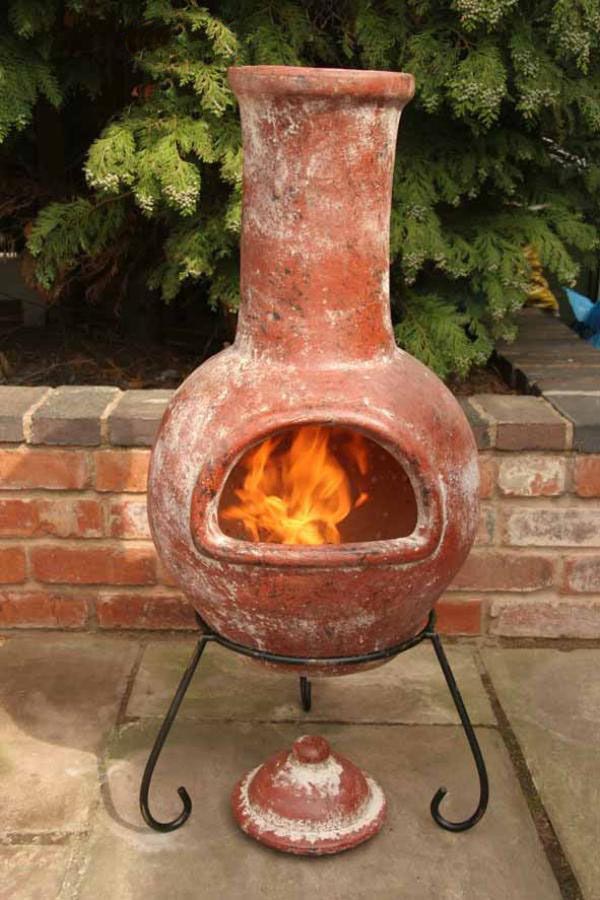 Clay Chimney Fire Pit