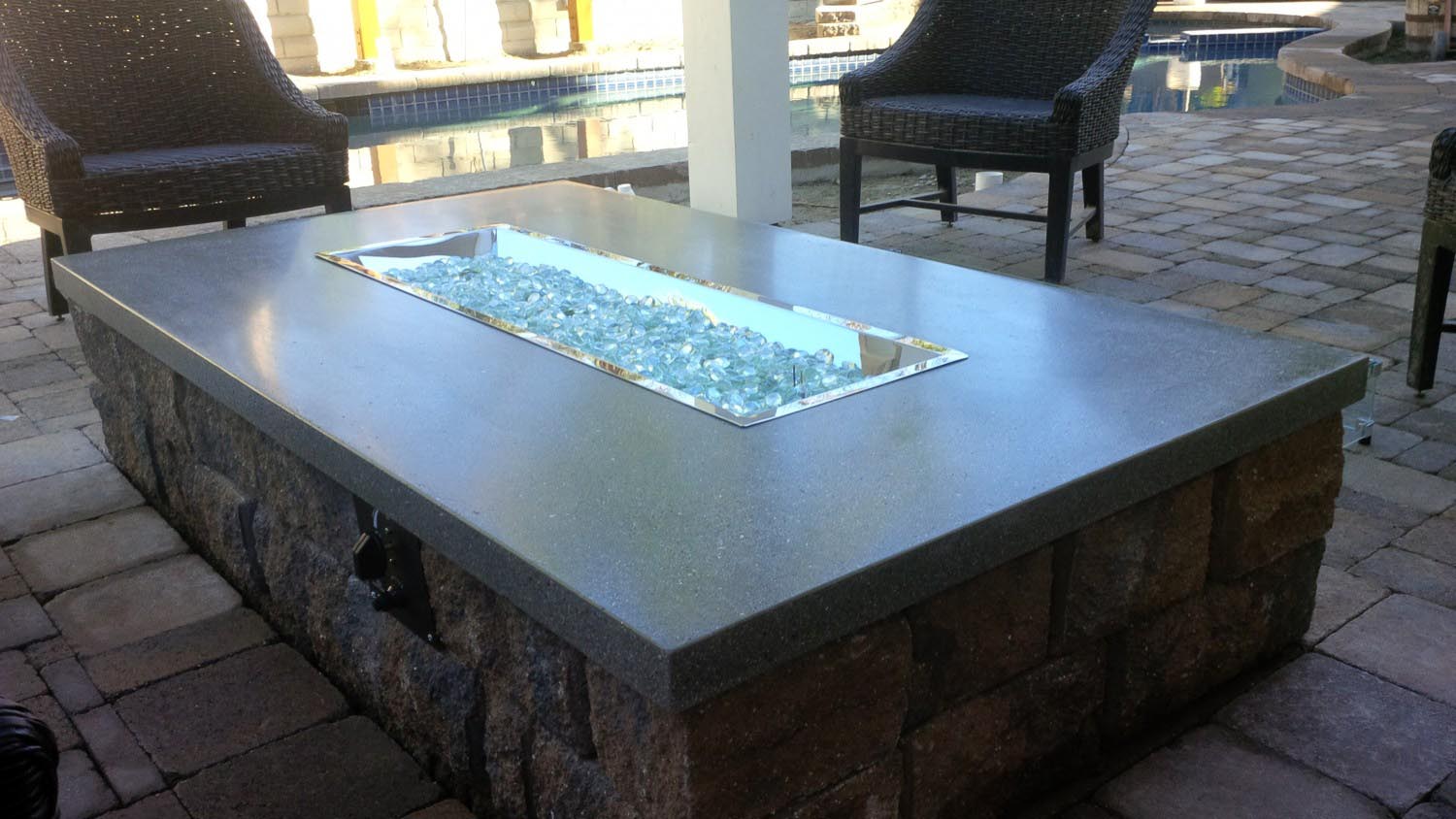 Glass Rocks for Outdoor Fire Pit