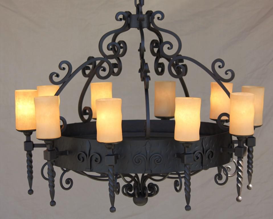 Mexican Wrought Iron Light Fixtures