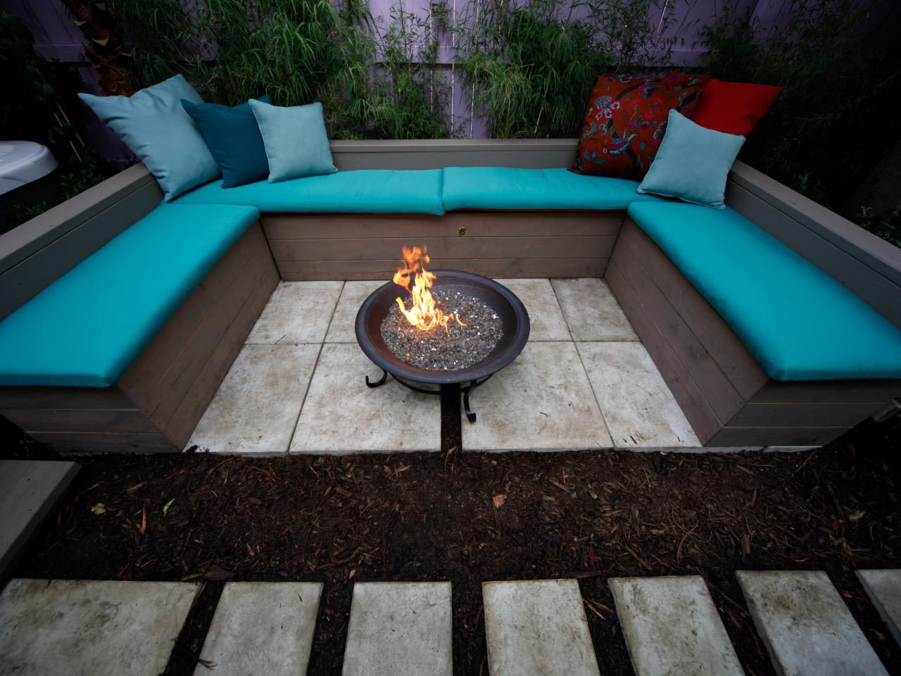 Outdoor Seating with Fire Pit