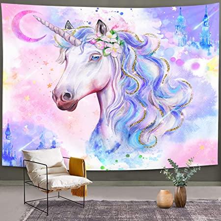 Rainbow Unicorn Tapestries