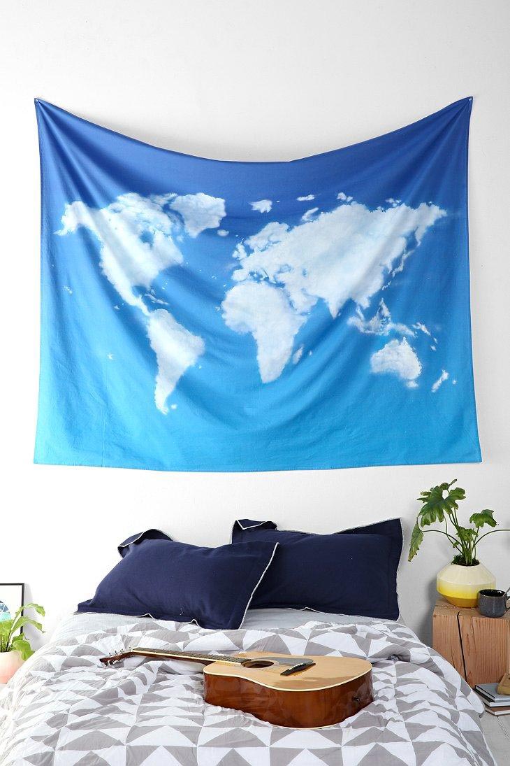 World Map Tapestry Urban Outfitters