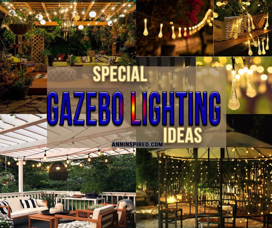 Special Gazebo Lighting Idea