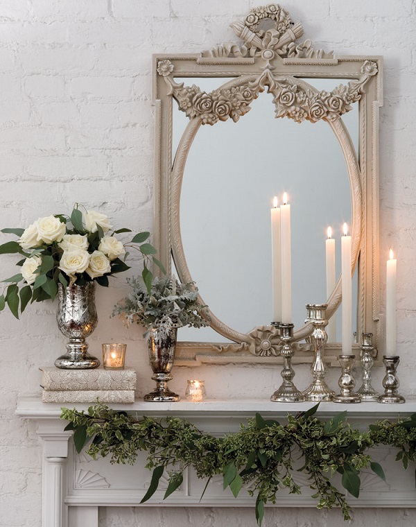 Fireplace Decorating Candles