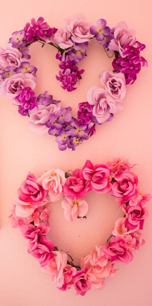 Valentine's Day Decor DIY Floral Hearts