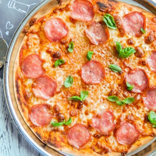 Classic Pepperoni Pizza Crust