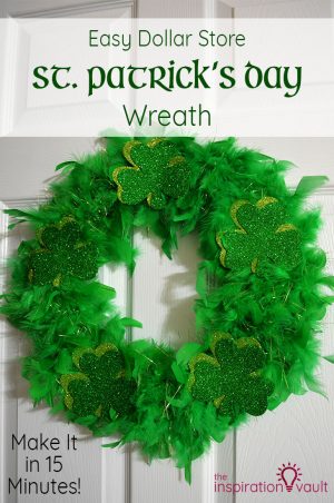 Easy Dollar Store St. Patricks Day Wreath