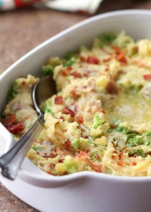 Irish Colcannon Potatoes with Bacon and Cabbage Recipe