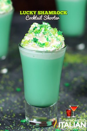 Lucky Shamrock Cocktail Shooters