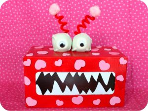 Valentines Day Monster Box Idea