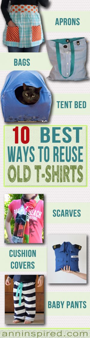 10 Creative Ways to Reuse and Repurpose Your Old T-Shirts