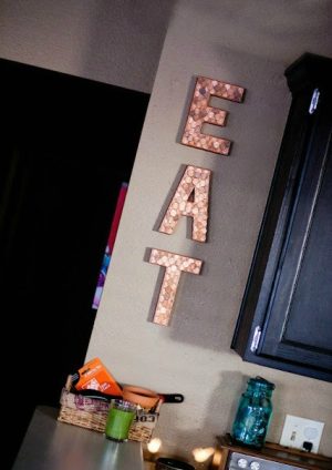Cool DIY Penny Letters