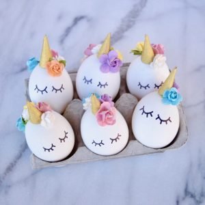 DIY Unicorn Easter Eggs
