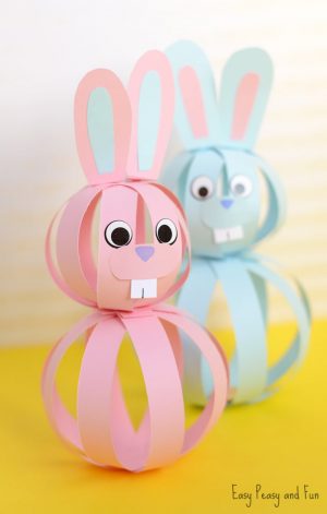 Paper Bunny Craft for Kids