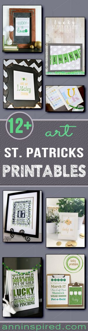 12+ St. Patricks Day Art Printables