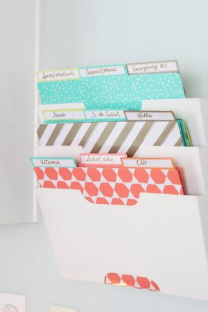 Back School Paper Clutter Organization