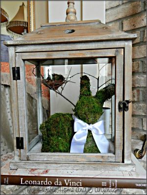 DIY Moss Covered Bunny