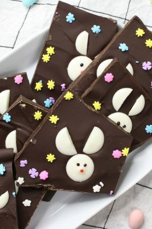 Easter Bunny Chocolate Bark