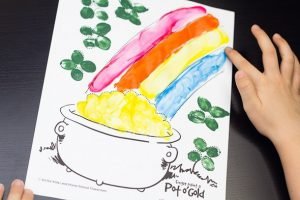 Finger Paint a Pot o'Gold