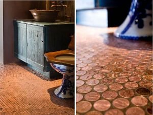 How to Make Copper Penny Flooring in 9 Easy Steps