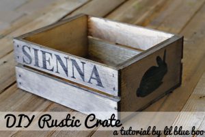 Make a Rustic Crate Tutorial