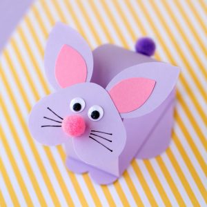 Make Paper Bobble Head Bunny Craft