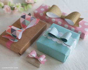 Paper Bow Templates in Four Perfect for Spring Sizes