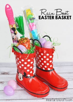 Rain Boot Easter Basket Idea