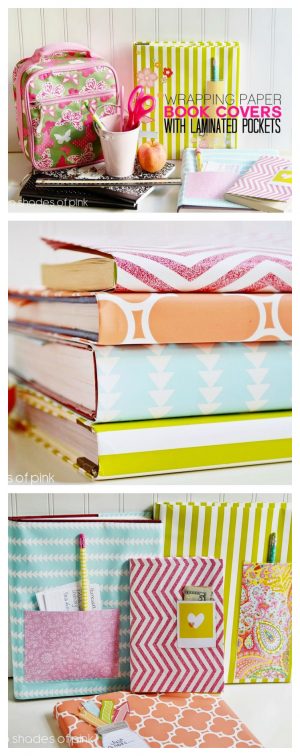 Wrapping Paper Book Covers