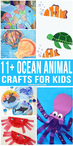 11+ Best Ocean Themed Animal Crafts for Kids