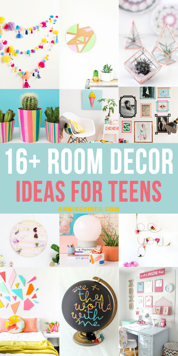 16+ Cool DIY Room Decor Ideas for Teens | Ann Inspired