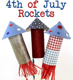 4th of July Rockets Kids Craft