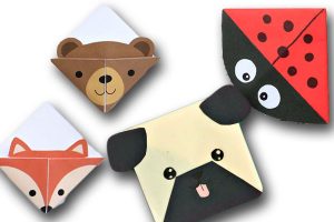 DIY Papercut Animal Bookmarks