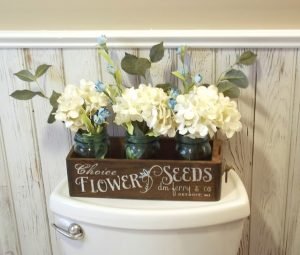 Antique Sewing Drawer Turned Seed Box