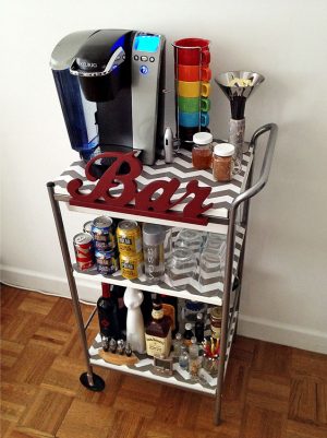 Crafty DIY Coffe and Bar Cart