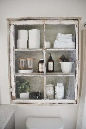DIY Bathroom Cabinet Idea