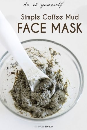 DIY Simple Coffee Mud Face Mask