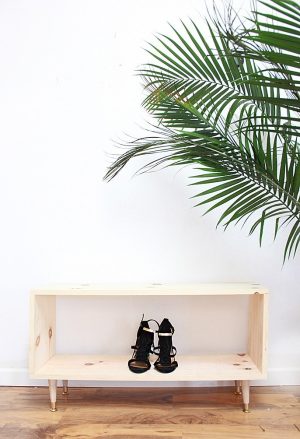 DIY Wooden Shoe Rack