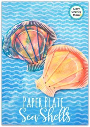 Paper Plate Seashell Craft for Preschoolers