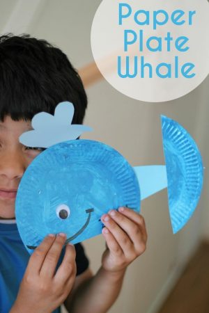 Ocean Themed Paper Plates Whale