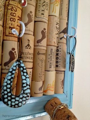 Wine Cork Jewelry Organizer