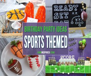 Coolest Sports Themed Birthday Parties