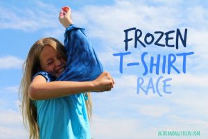 Frozen T Shirt Race Games for Outdoor Party