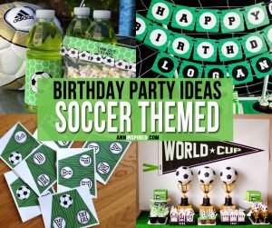 Soccer Themed Birthday Party Ideas Supplies, Decorations and Invitations